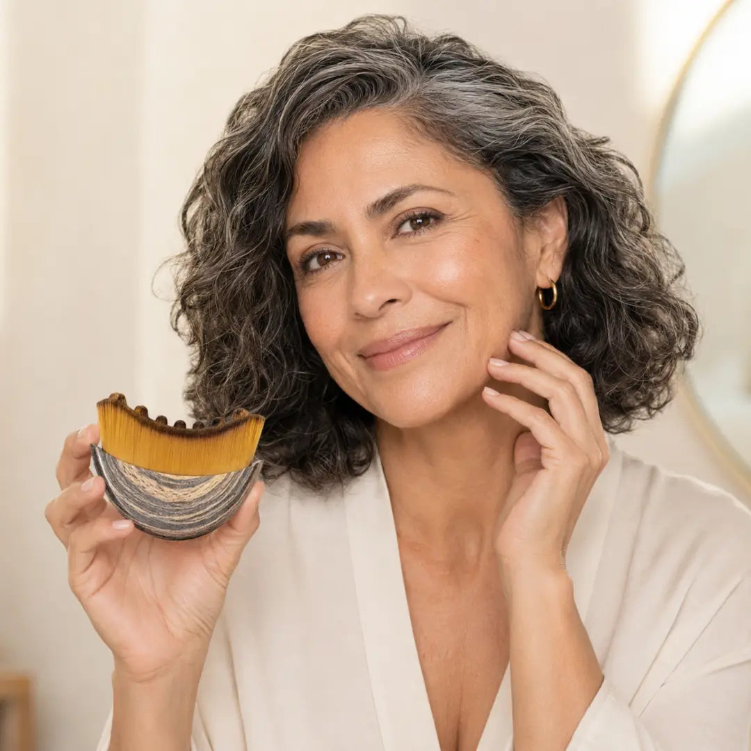 Conturéa Lymphatic Contour Face Brush For Sculpting